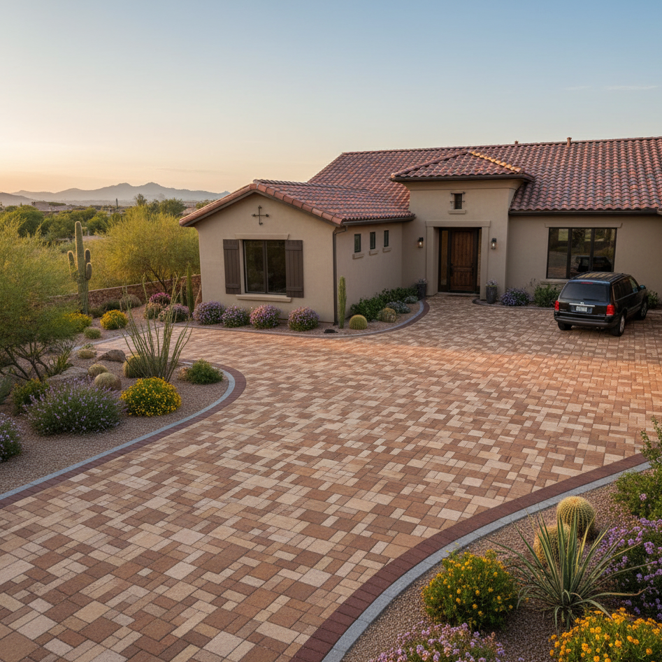 Driveway by TJ Landscape