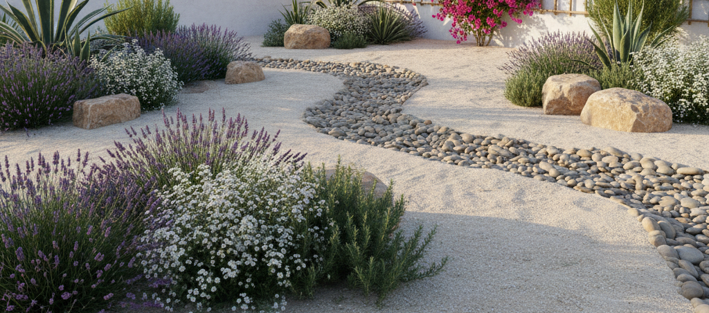 White gravel rock