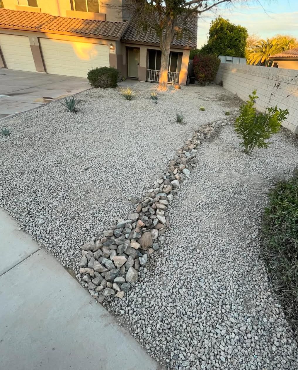 xeriscaping by TJ Landscape
Rock installation Phoenix